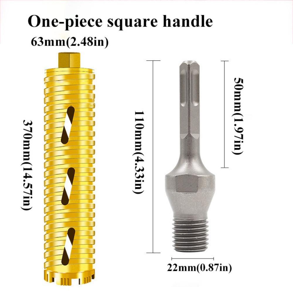 

Легкий монтаж Бетонный перфоратор Высокопроизводительный открыватель отверстий в стене Бурение бетона One-piece square handle