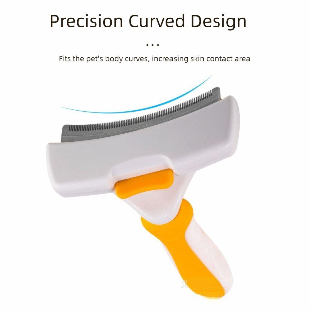 Curved Design Cat Comb Deshedding Pet Thinning Comb Grooming Tool Dog Brush  Pet Supplies