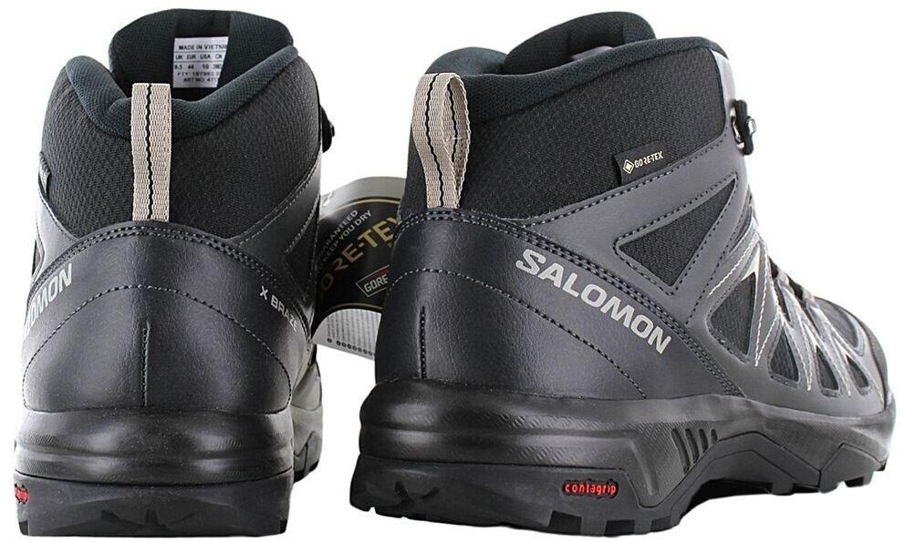 Обувь для треккинга Salomon X Braze Mid Gore-Tex black