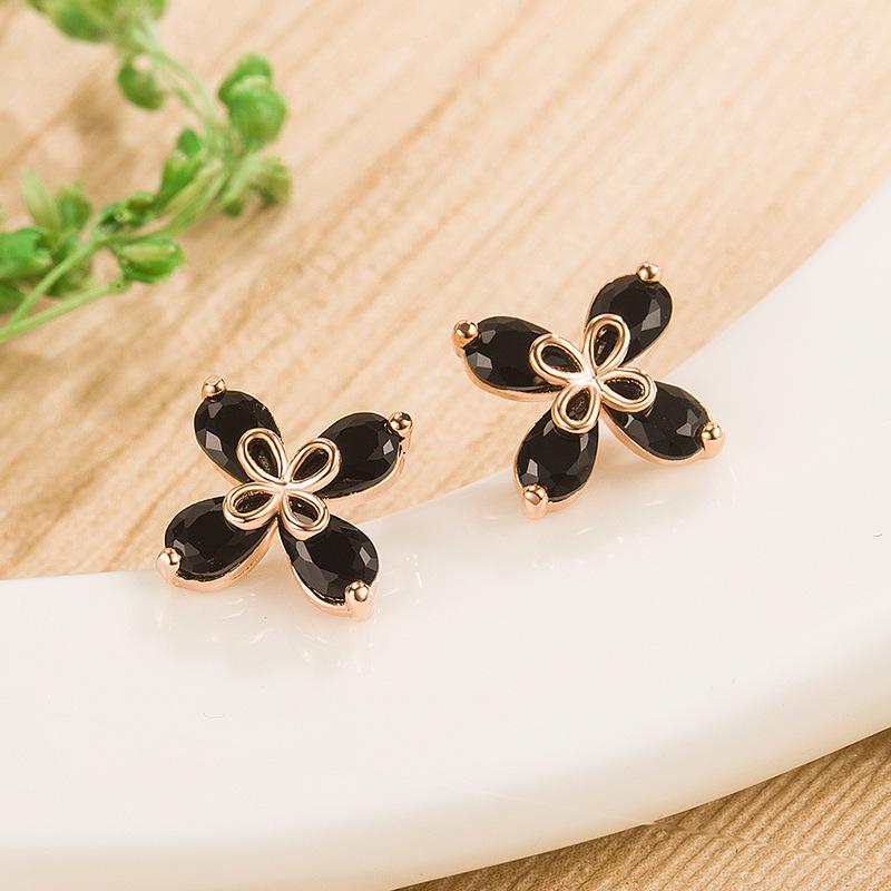 New 925 Sterling Silver Earrings Fashion AAA Zircon For Women Exquisite Student Girlfriend Jewelry Accessories Wedding PartyGood Product