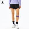 KELME Women's Quick-Dry Running Training Layered Shorts