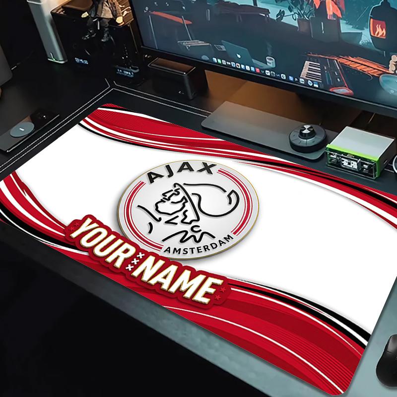 Poduszka z nadrukiem AFC Ajax Antypoślizgowa Mata pod laptopa/tablet Duża podkładka pod mysz XXL Mata do gry na mini PC Z blokowanymi krawędziami
