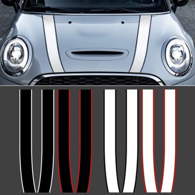 Auto Motorhaube Motorhaube Aufkleber Streifen Abziehbilder Dekor für Mini Cooper S JCW R55 R56 R60 R61 F54 F55 F56 F60 Countryman Zubehör