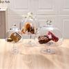 High Foot Cake Stand Cake Pan Glass Cover Dessert Plate Bread Pan Display Stand Dim Sum Dish Fruit Plate Snack Plate Cake Tray