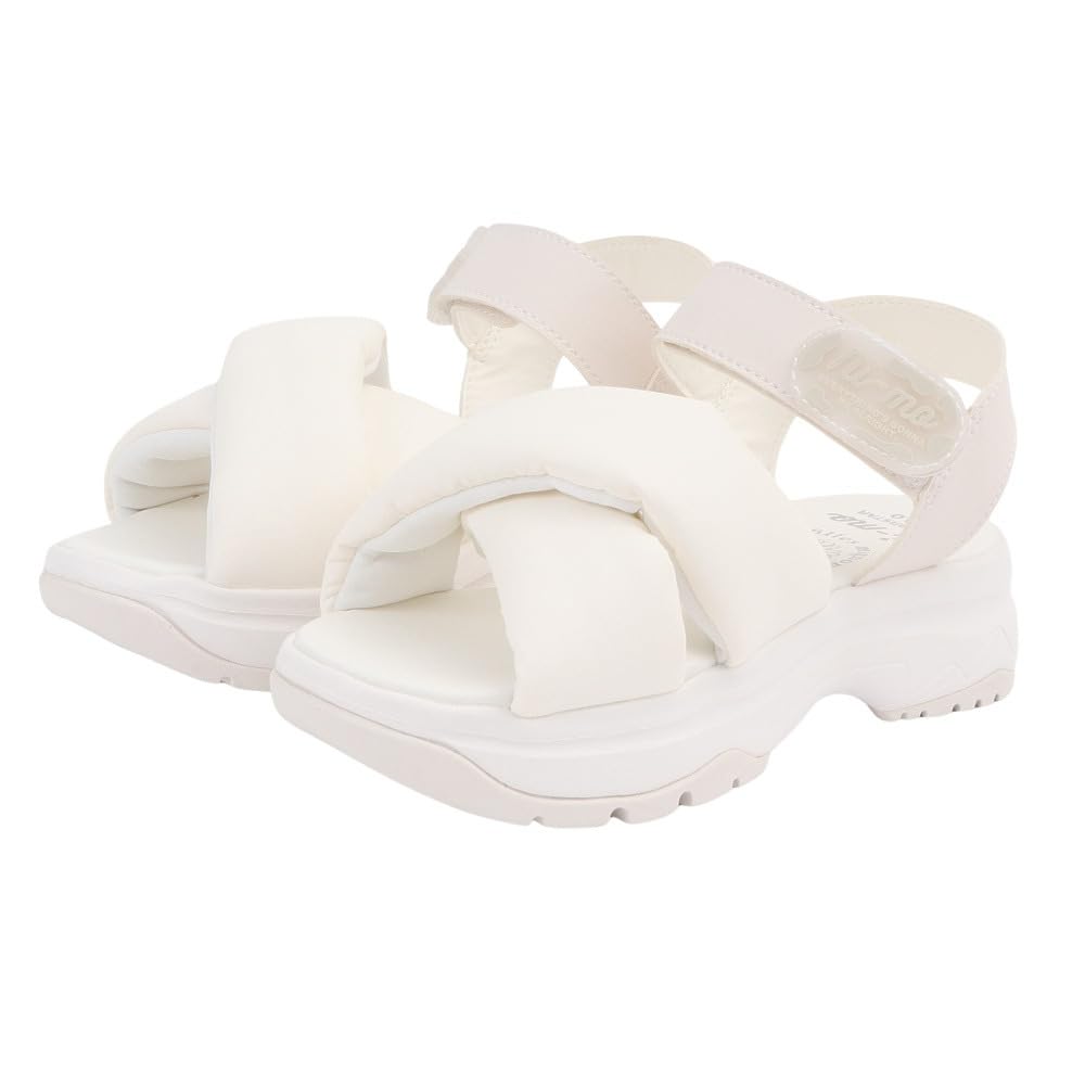Moonstar NM J132 2E Girls' Sandals, Off-White, 19.0 Cm,