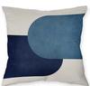 Bohemian Abstract Modern Simple Art Blue Pillowcase, Decorative Home Bedroom Sofa Throw Pillowcase Cushion Cover