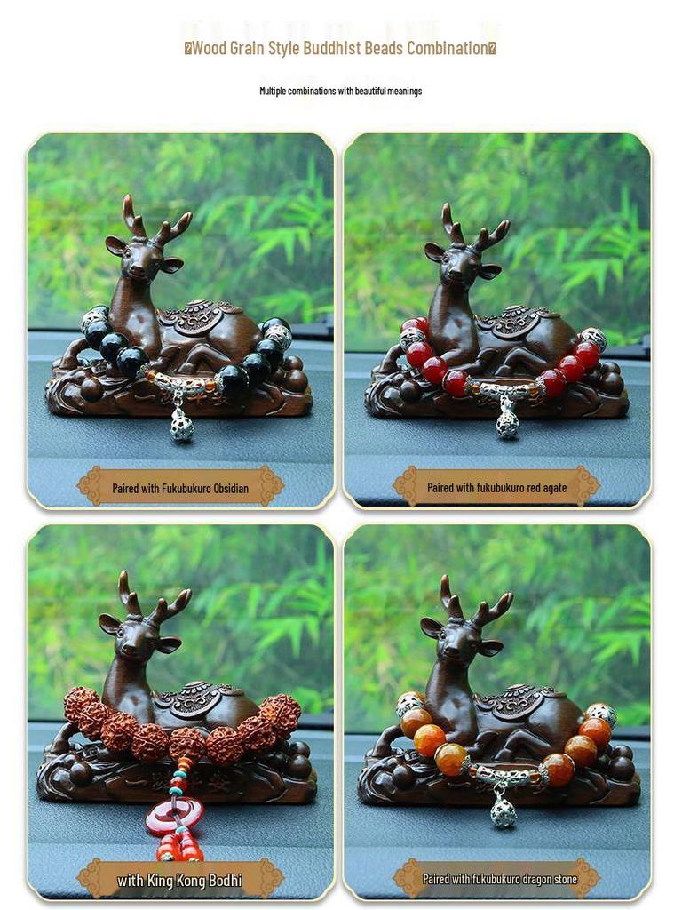 High-End Deer Car Ornament: Unisex Perfume for Center Console Decoration