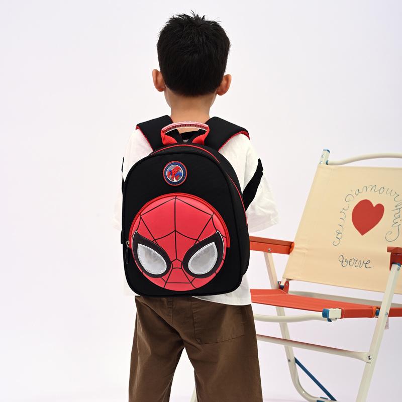 Cool Handsome Little Boy Backpack Cartoon Animation Kindergarten Baby Schoolbag Children'S Backpack