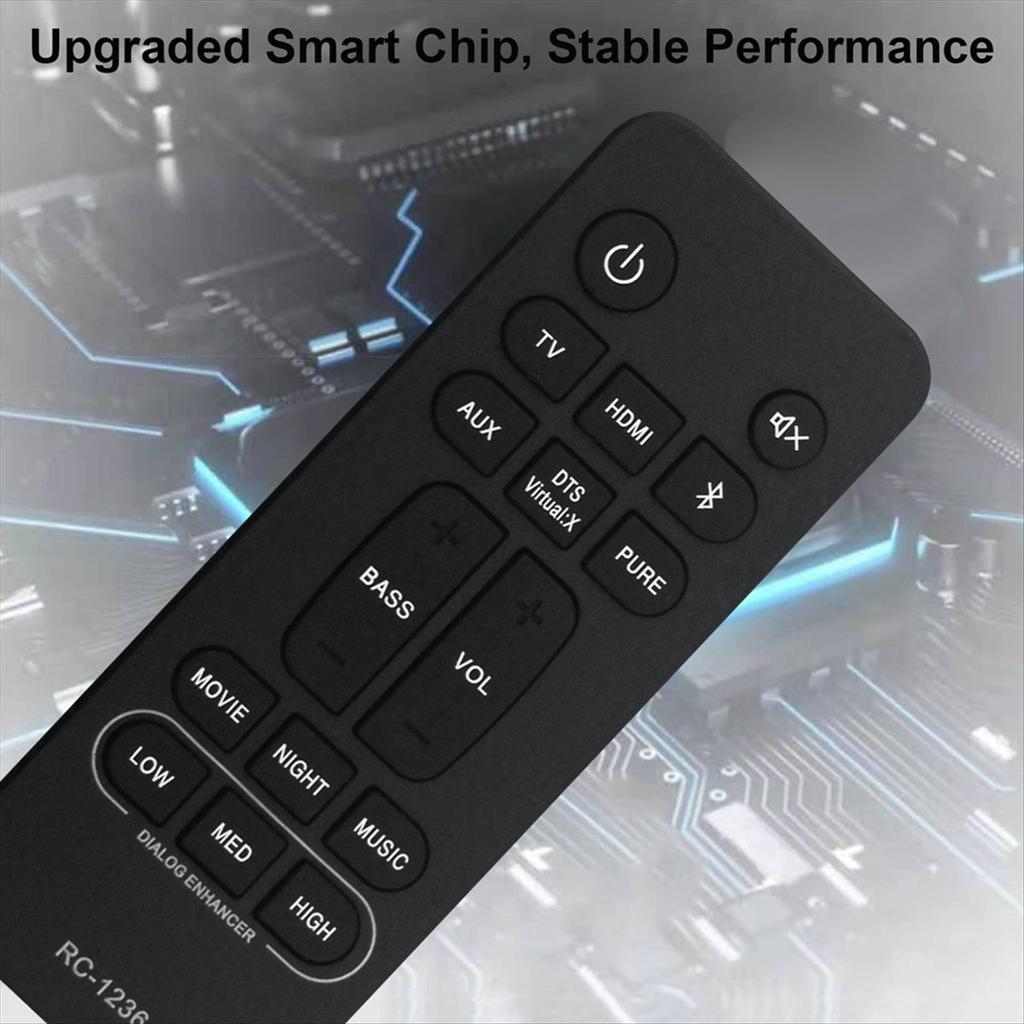 Replace RC-1236 Remote Control for Home Theater Sound Bar System RC1236 -S216 DHTS216 -S216H DHTS216H