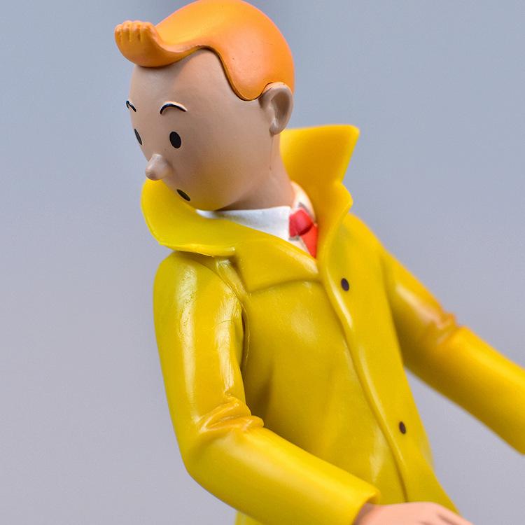 TINTIN Adventures: Detective Style Snowy Dog Figure Ornament - Free Shipping