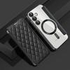 Business Leather Card Slot Folding Case For Samsung S25 Edge S24 FE S23 Ultra A56 A36 A16 A55  Wireless Charge Magnetic Clear Shockproof Phone Cover