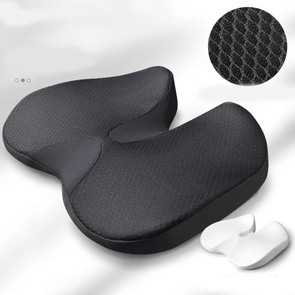 Portable Non Slip Orthopedic Cushion Ventilated Soft Office Chair Pad Comfort Padding Memory Foam Cushion Home