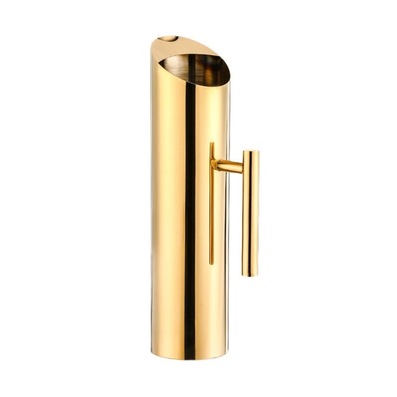 Stainless Steel Straight Body Pouring Pots Large Capacity Water Pitcher Water Jugs Suitable for Office and Home Use