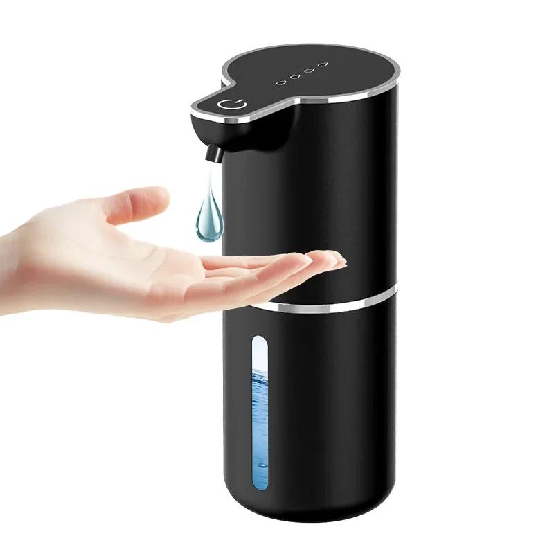 350ml Automatic Soap Dispenser Touchless Foaming Soap Dispenser USB Rechargeable Electric 4 Level Adjustable Foam Soap Dispenser