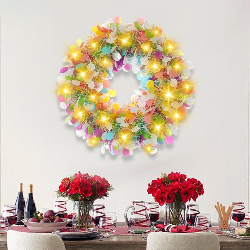 Front Door Christmas Wreath for Tree Hanging Winter