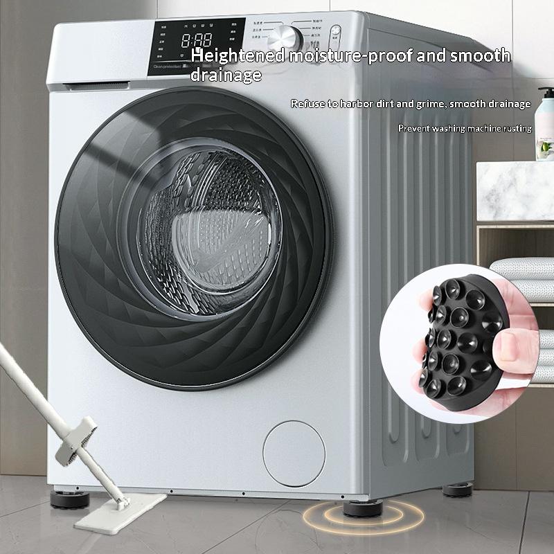 1/4Pcs Washing Machine Rubber Foot Mat Suctions Universal Anti Vibration Feet Pads Silent Refrigerator Foot Pad Lifting Base