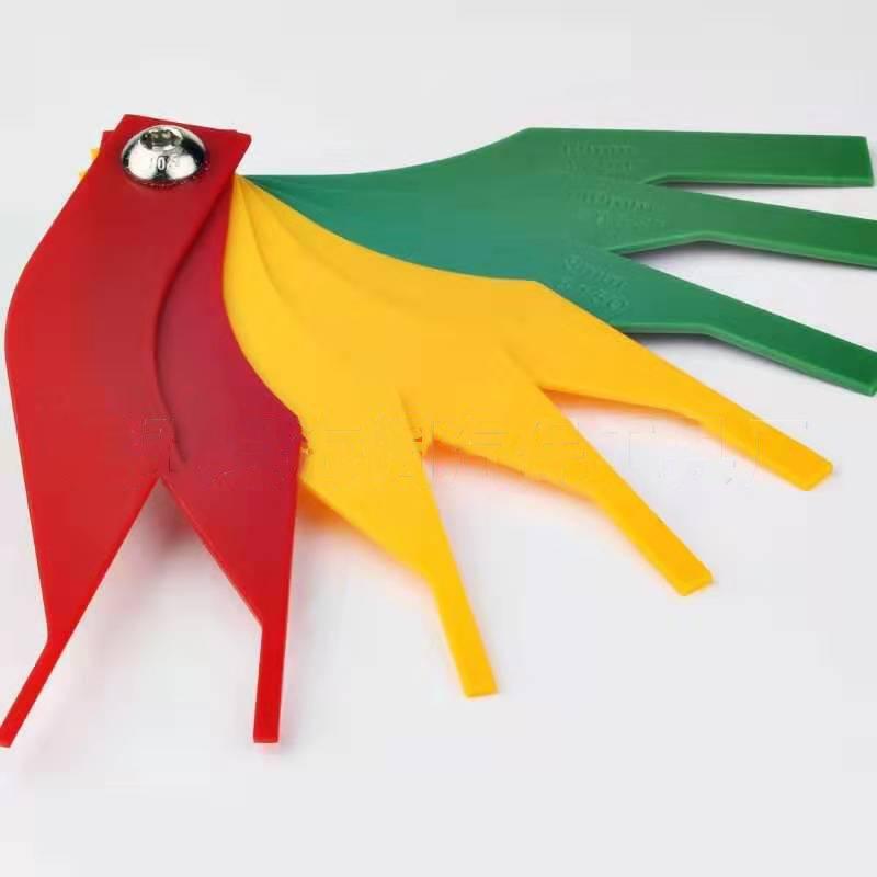 8 In 1 Brake Pad Measuring Tool Gauge Feeler Tester Scale Lining Thickness Wea