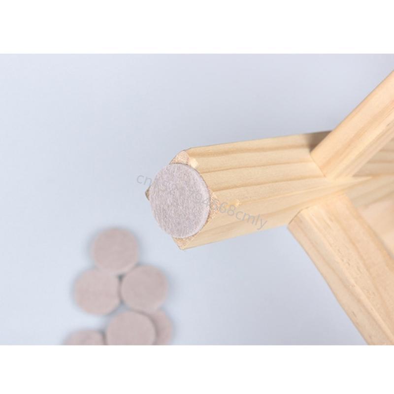 72Pcs Felt Chair Leg Pad Adhesive Floor Scratch and Noise Reducers 6XDE