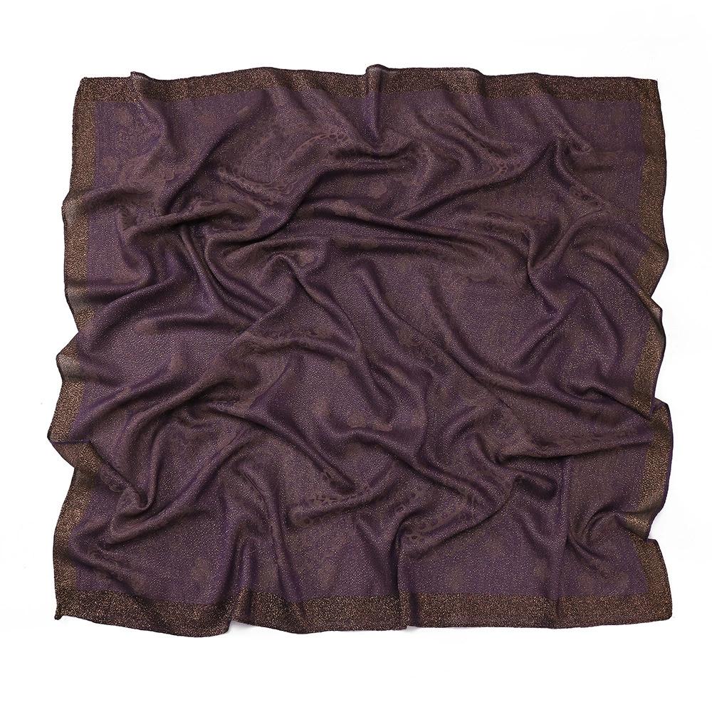100X100Cm Women Paisley Pattern Malaysian Breathable Square Headscarf Arabian Scarf Middle East Dubai Turkey Palestinian Hijabs