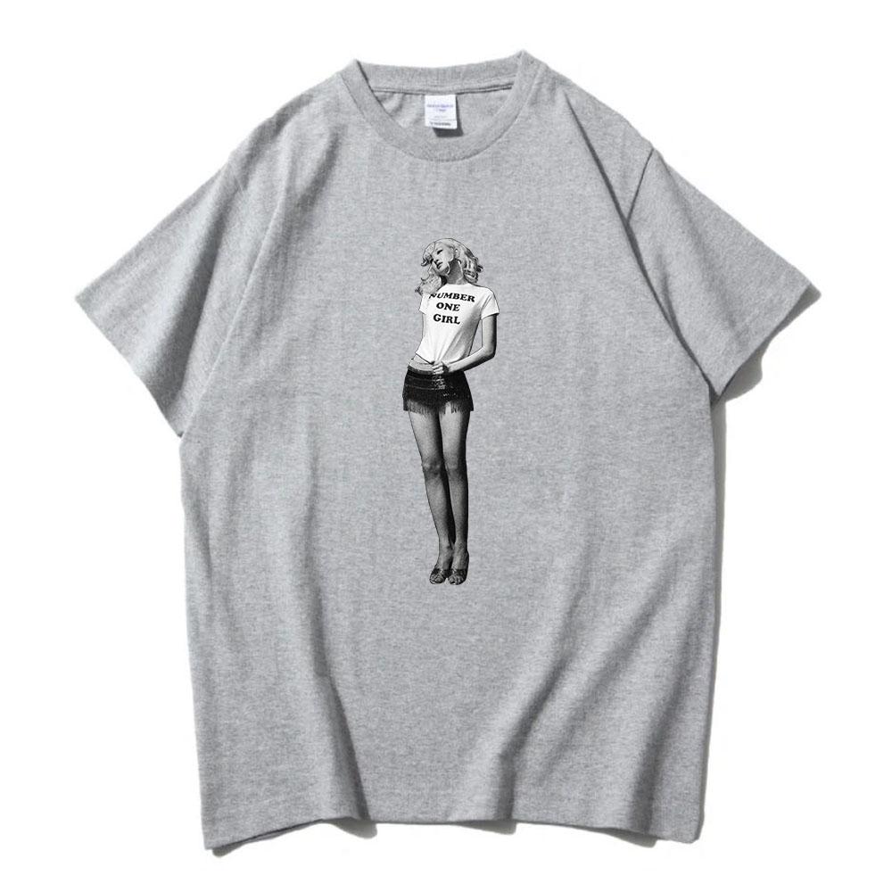 Number One Girl ROSÉ Rosie T-shirt Short Sleeve Men Women Tee-shirt Summer Cotton High Quality Tshirts Male Unisex Streetwear