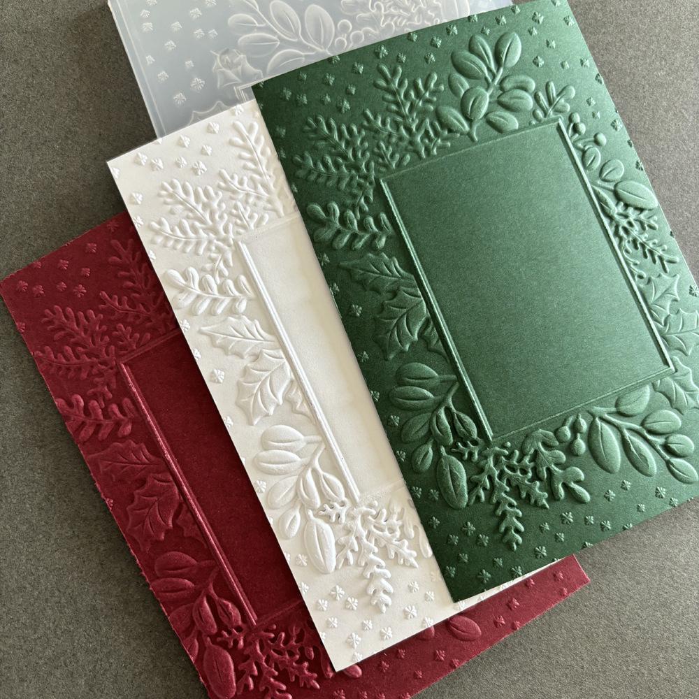 3D Embossed Rose Texture Stamp for Journal Decoration