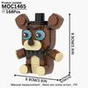 MOOXI FANF Horror Game Role Ducks Foxy Rabbit Bear MOC Bricks Model Kit DIY Diorama Children Toys Building Blocks Set Adult Gift