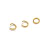 100pcs PVD Gold Plated Stainless Steel Open Jump Rings Connectors for DIY Jewelry Making Split Ring Jewelry Findings Accessoires