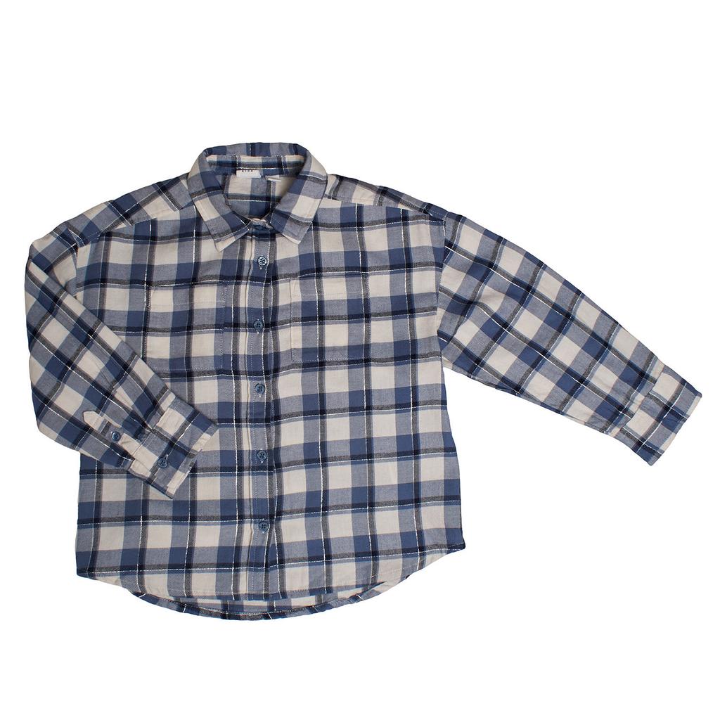 Camisa de Franela a Cuadros 786982 para Niña