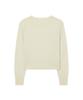 COVERNAT WOMAN V-Neck Wool Blend Knit Ivory