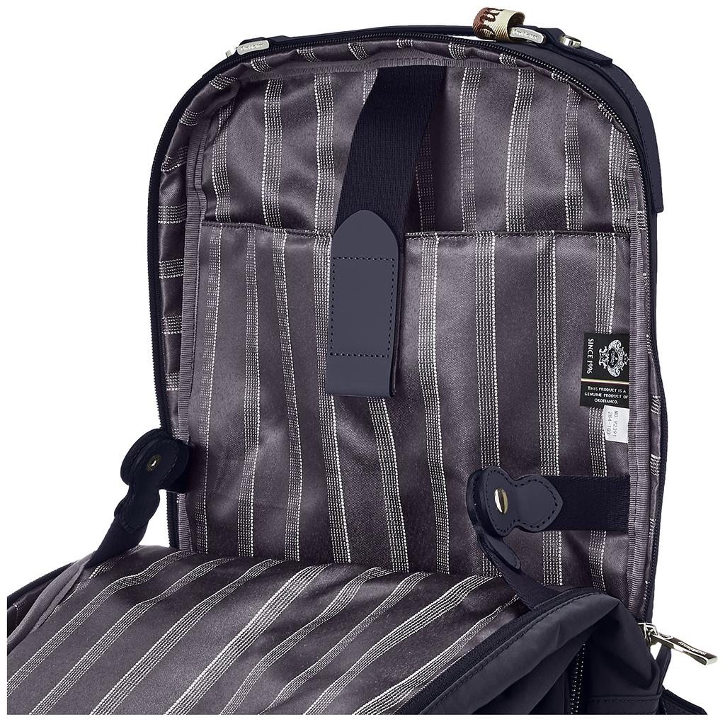 Orobianco Semprelite Backpack (Men's, 92391) - Navy, Fits A4 and 13-inch Laptops, H40 X W28 X D15cm