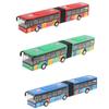 Car Bus Model Pull Back and Go Vehicle Set Pull Back Toys Bus Model Diecast Bus Toy Articulated Bus