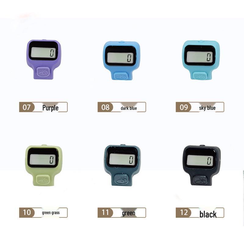 LED Stress Relief Electronic Prayer Beads Counter - Model 8016, Plastic Material.