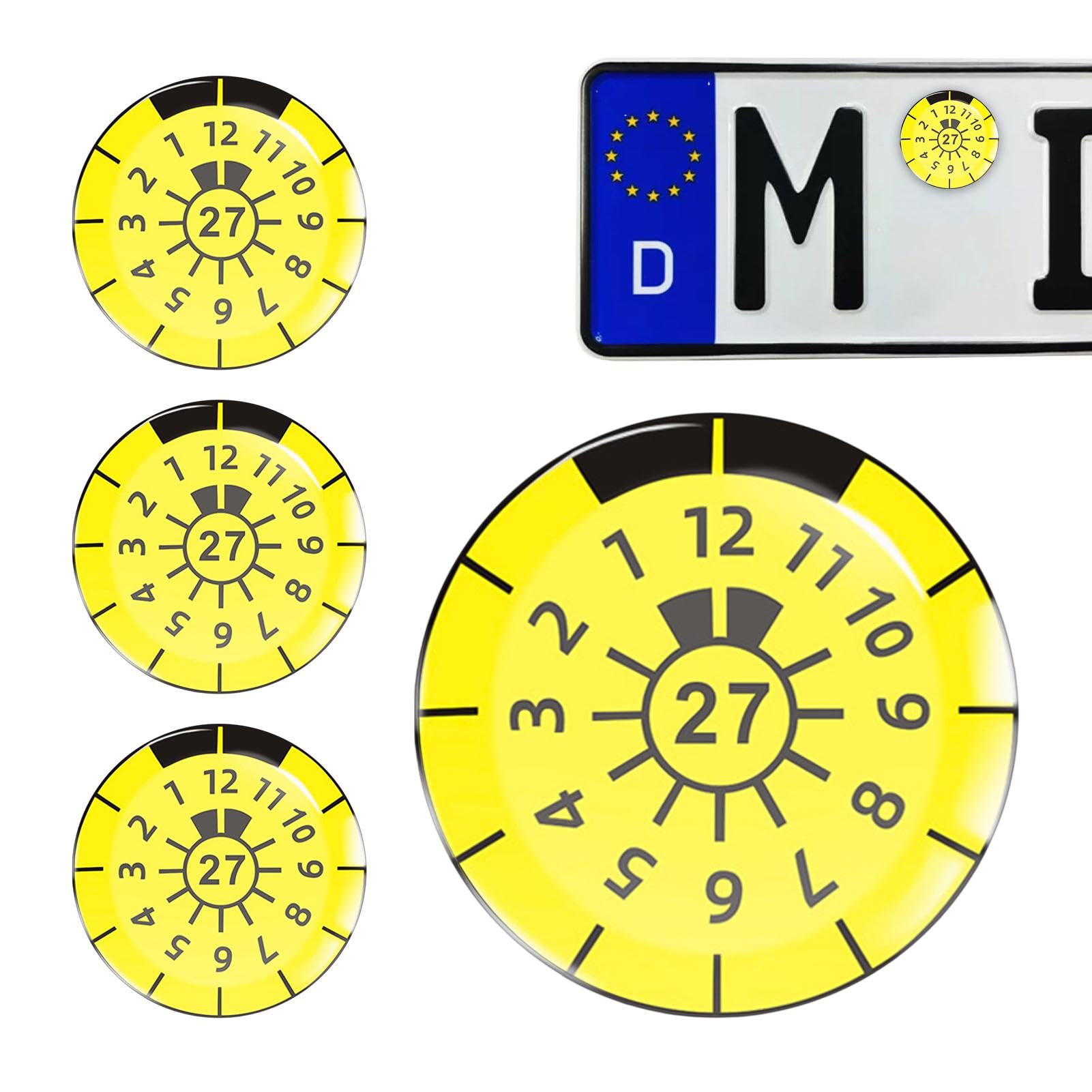 

Car Decal Sticker, License Plate Sticker - Vista Novelty Unique Vehicle Sticker Car Sticker Please refer to the description жёлтый