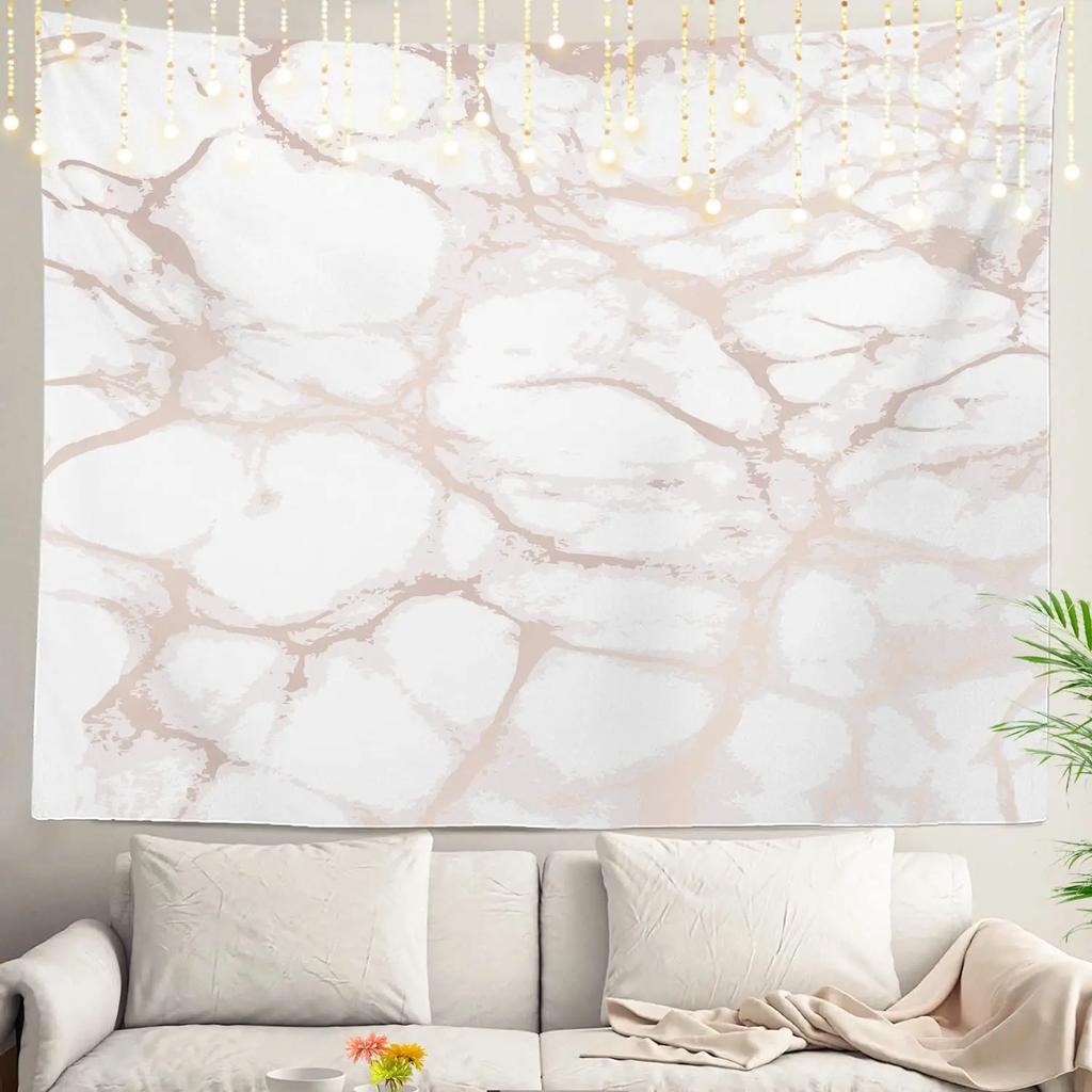 Marble Print TapestryRetro Style Paintbrush Colors Ink Marbling Watercolor ArtWall Hanging for Bedroom Living Room Dorm Decor