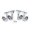Bass Opened Machine Head Knobs Replacement for 4-string Bass Left and Right Hand