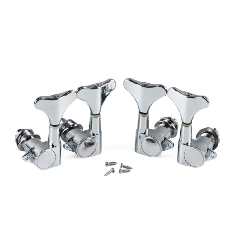 Bass Opened Machine Head Knobs Replacement for 4-string Bass Left and Right Hand