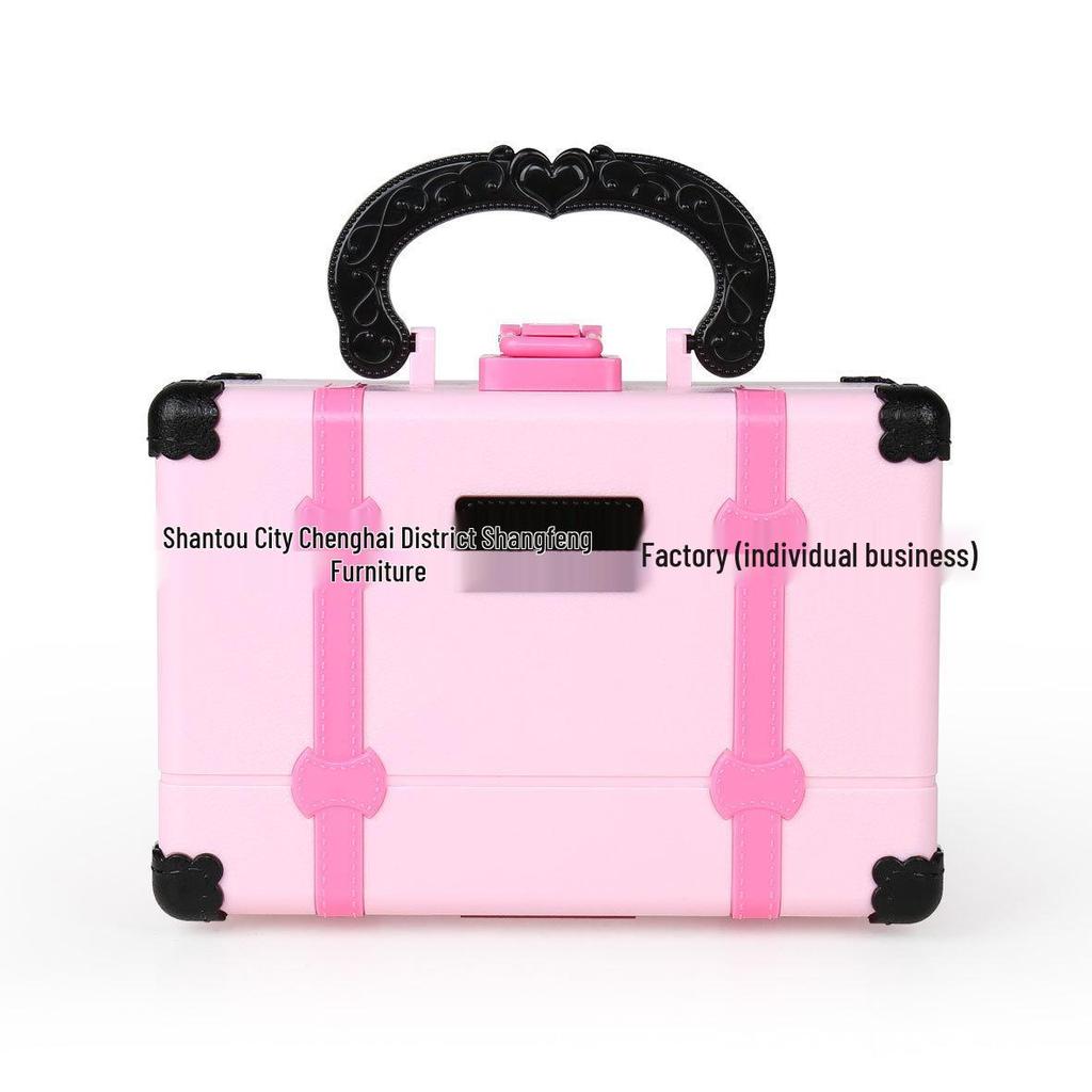 Cross-Border Girl's Pretend Play Makeup Bag Set - Children's Princess Cosmetics & Nail Polish Toys