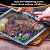 Non-Stick Mesh Grilling Bag Multi Purpose Reusable Heat Resistance Barbecue Bag Portable Multipurpose Barbecue Accessories