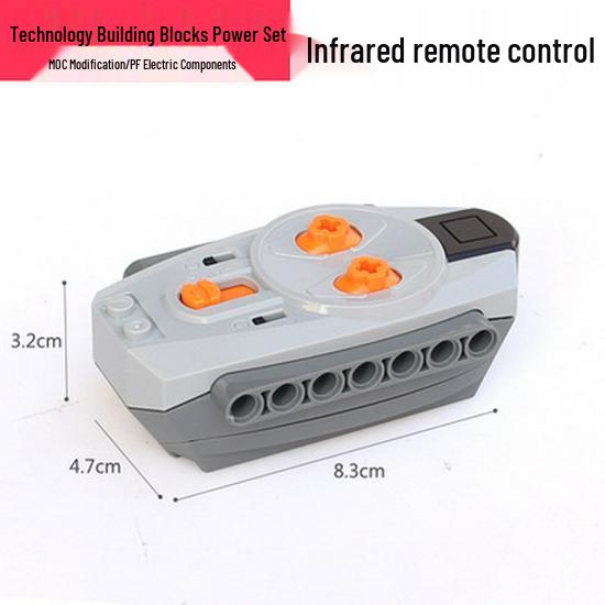 Compatible Lego M-Size Motor Power Set: Mechanical Building Blocks, Technology Accessories, Remote Control, 5 Battery Box
