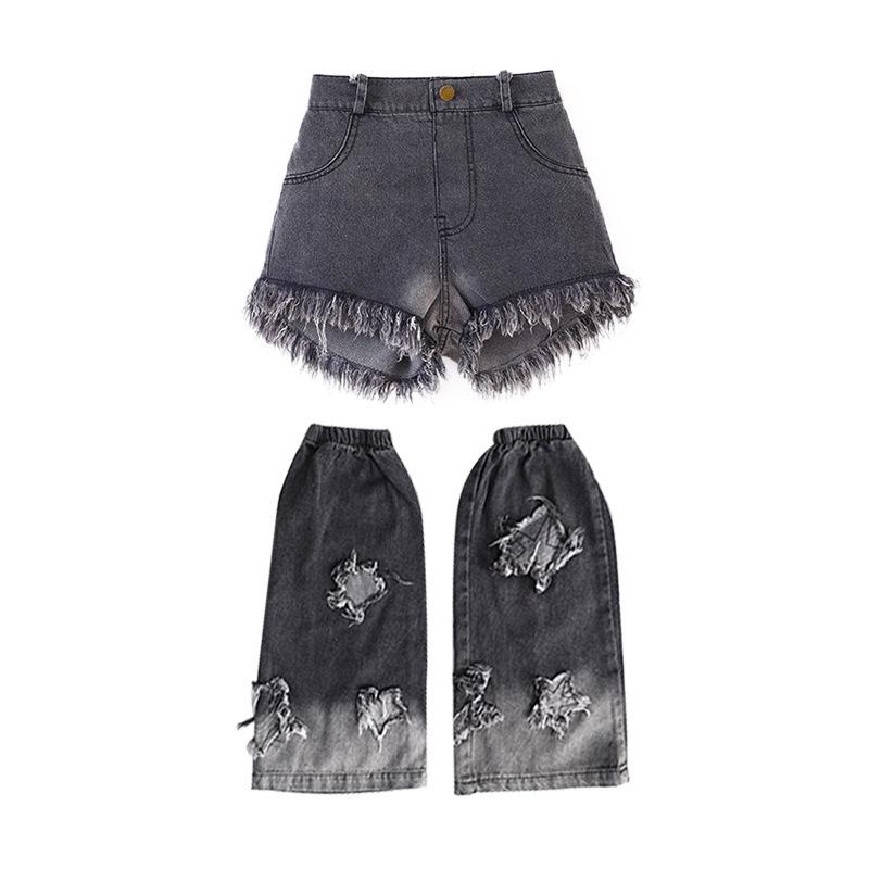 Girls' Trendy Street Jazz Dance Performance Costume for Kids