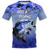 3D Printed T-Shirt Men's Women's Summer Bass Fishing Short Sleeves Casual Street Loose Comfort Plus Size Men's