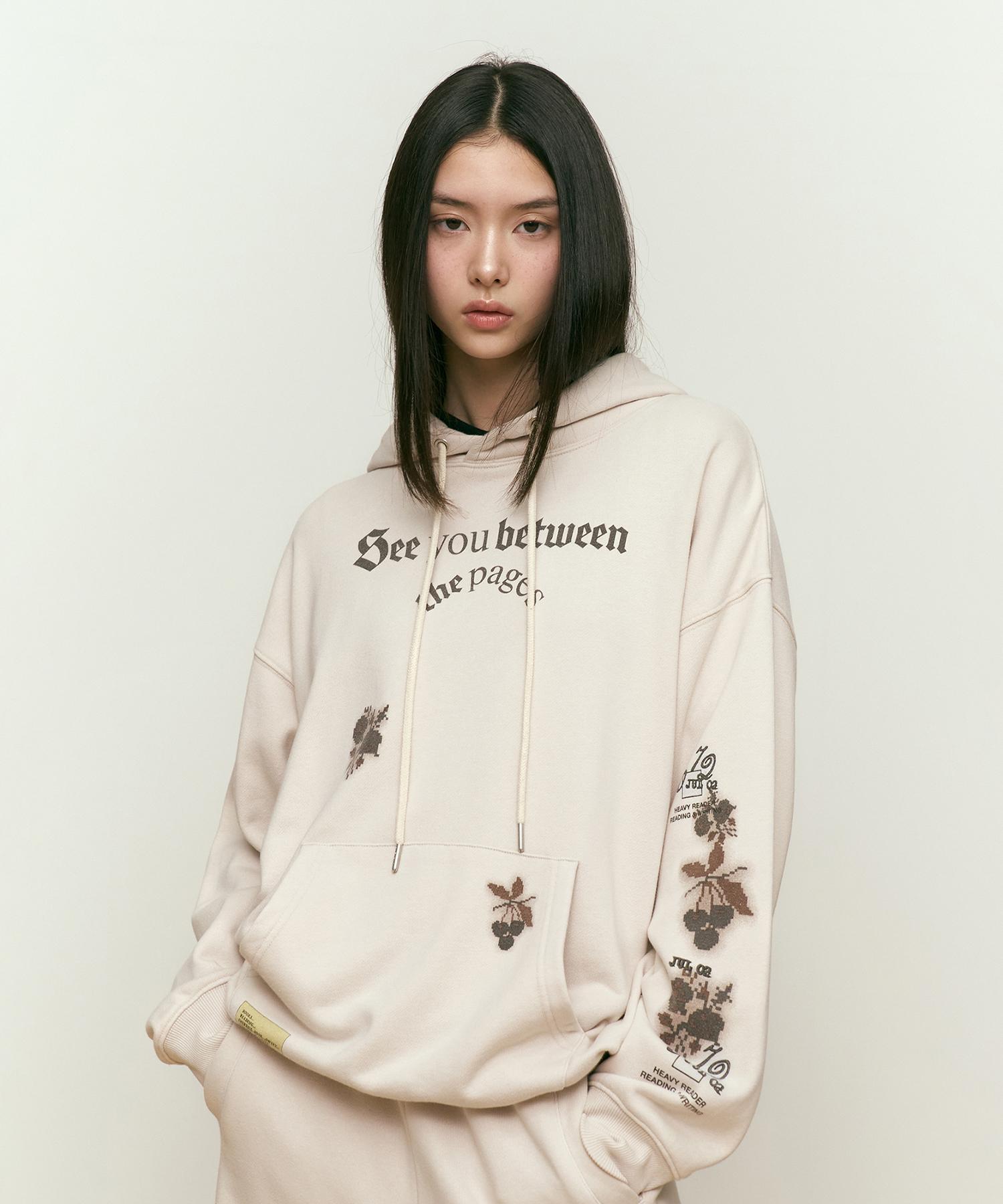 Kirsh Luna Washed Vintage Graphic Hoodie [Ivory] 1