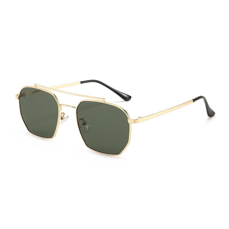 2026 Double Bridge Fashion Aviator Sunglasses - Men’s Street Style Sun Protection
