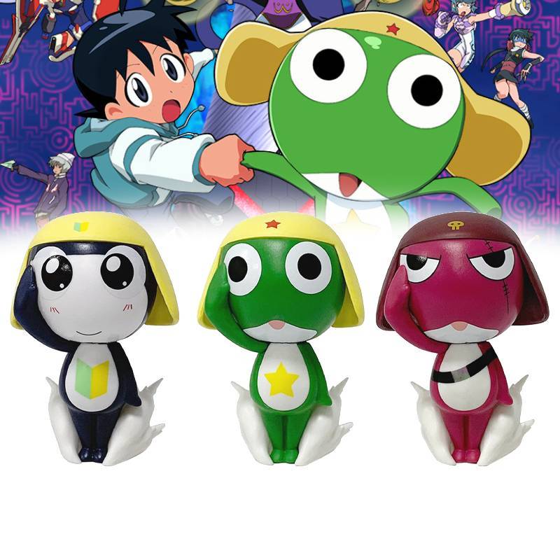 Cartoon Keroro Gunsou Pvc Toy Figure With Articulated Pose For Kids And Action Collectors