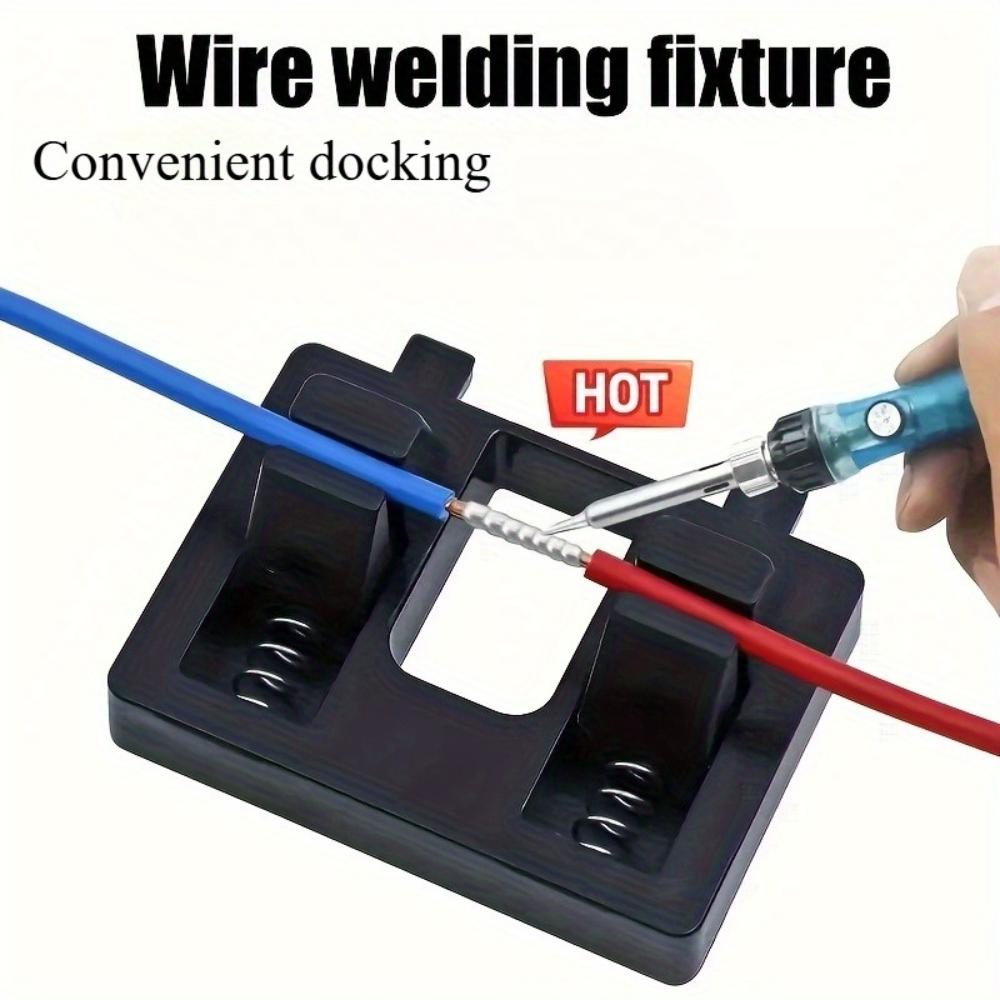 1Pc Professional Wire‑Welding Clamp,Spring‑Grip Portable Adjustable Soldering Holder,Quick‑Release Wire Fixer for Electrical,Renovation Projects