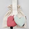 Handmade heart keychain charm bag accessory
