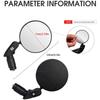 Bike Mirror 360 Degrees  Adjustable Rotatable Handlebar Mirror Convex  Mirror with 2 Allen Wrench for