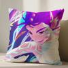 Anime 45X45cm Sofa Pillowcase Kpop Demon Hunters Cushion Cover Home Decor