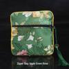 New Chinese Square Zipper Jewelry Brocade Bag