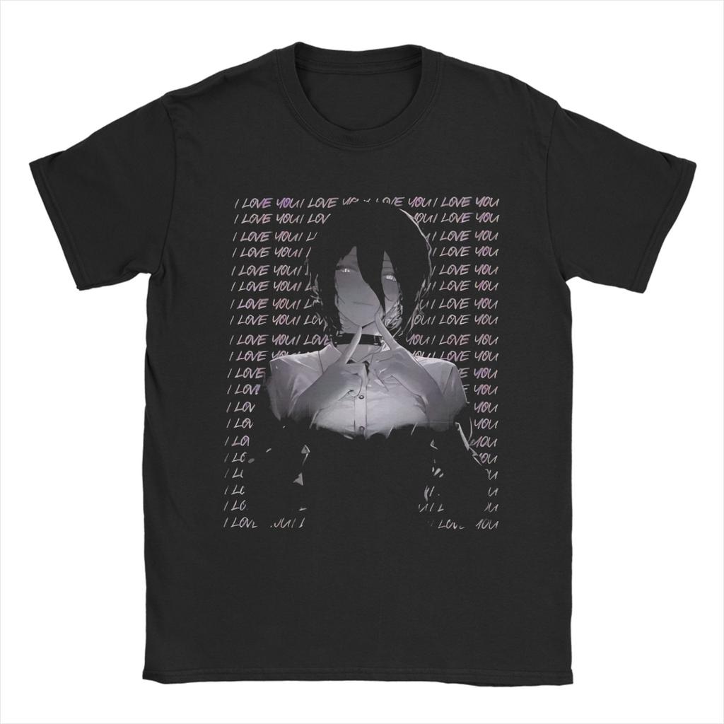 Reze Anime Chainsaws Japan Manga Man Outfit Men Women T Shirts 100% Cotton Tee Graphic Print  T-shirt Clothes